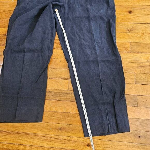 Giorgio Armani Le Collezioni Men’s 100% Linen Pants 38 x 28 High Waisted - Picture 4 of 13